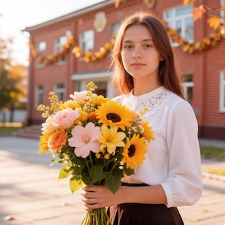 Цветы на 1 сентября