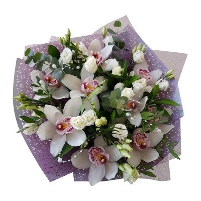 Нежная экзотика — Цветы SFlower – доставка цветочных букетов в Хабаровске. У нас цветы можно купить или заказать с доставкой круглосуточно — 