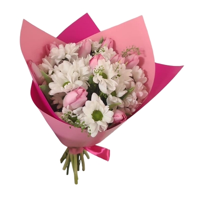 Весенний день — Цветы SFlower – доставка цветочных букетов в Хабаровске. У нас цветы можно купить или заказать с доставкой круглосуточно — 
