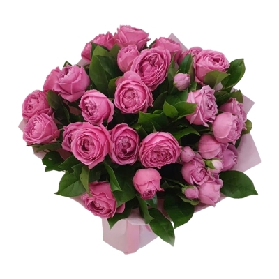 Букет из пионовидных роз — Цветы SFlower – доставка цветочных букетов в Хабаровске. У нас цветы можно купить или заказать с доставкой круглосуточно — 6631bd54