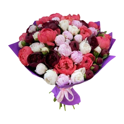 Шикарные пионы — Цветы SFlower – доставка цветочных букетов в Хабаровске. У нас цветы можно купить или заказать с доставкой круглосуточно — 
